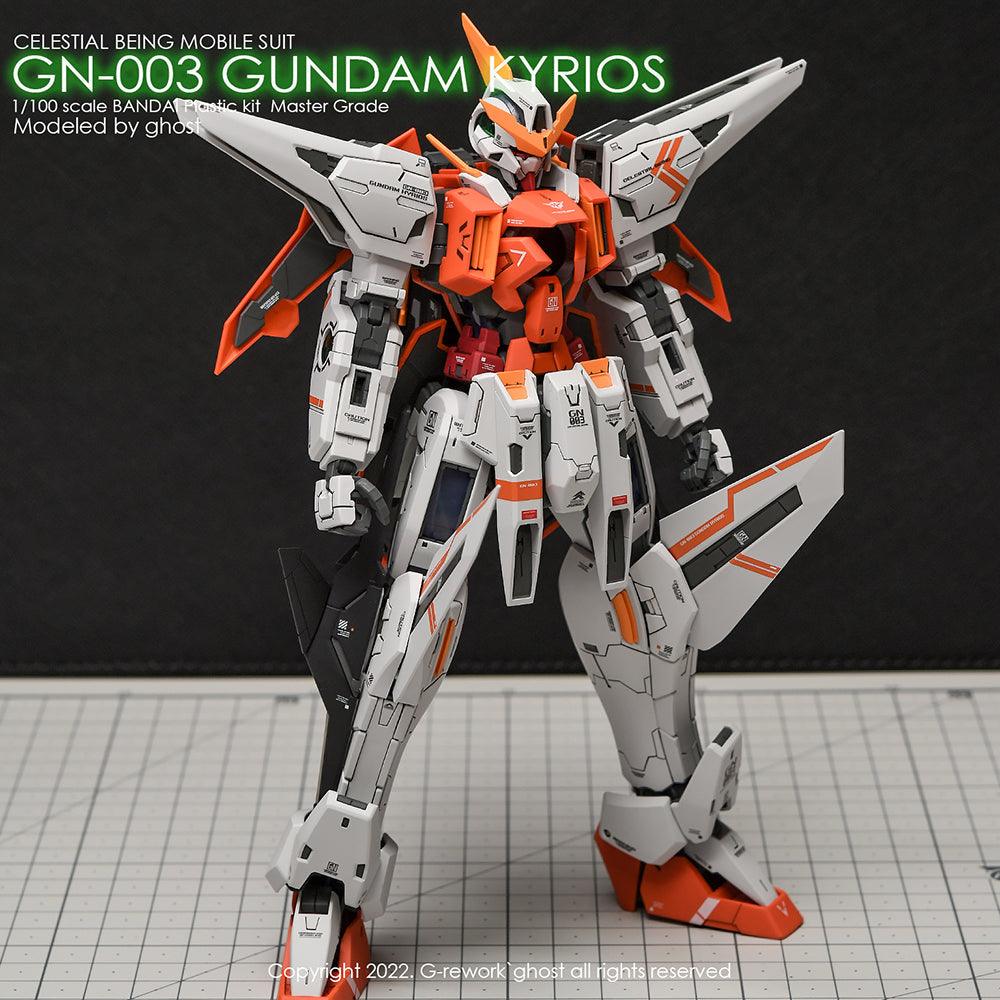 CD-M214 - MG 1/100 GN-005 Gundam Kyrios Water Decal [G-REWORK] - Show Me What You Bot