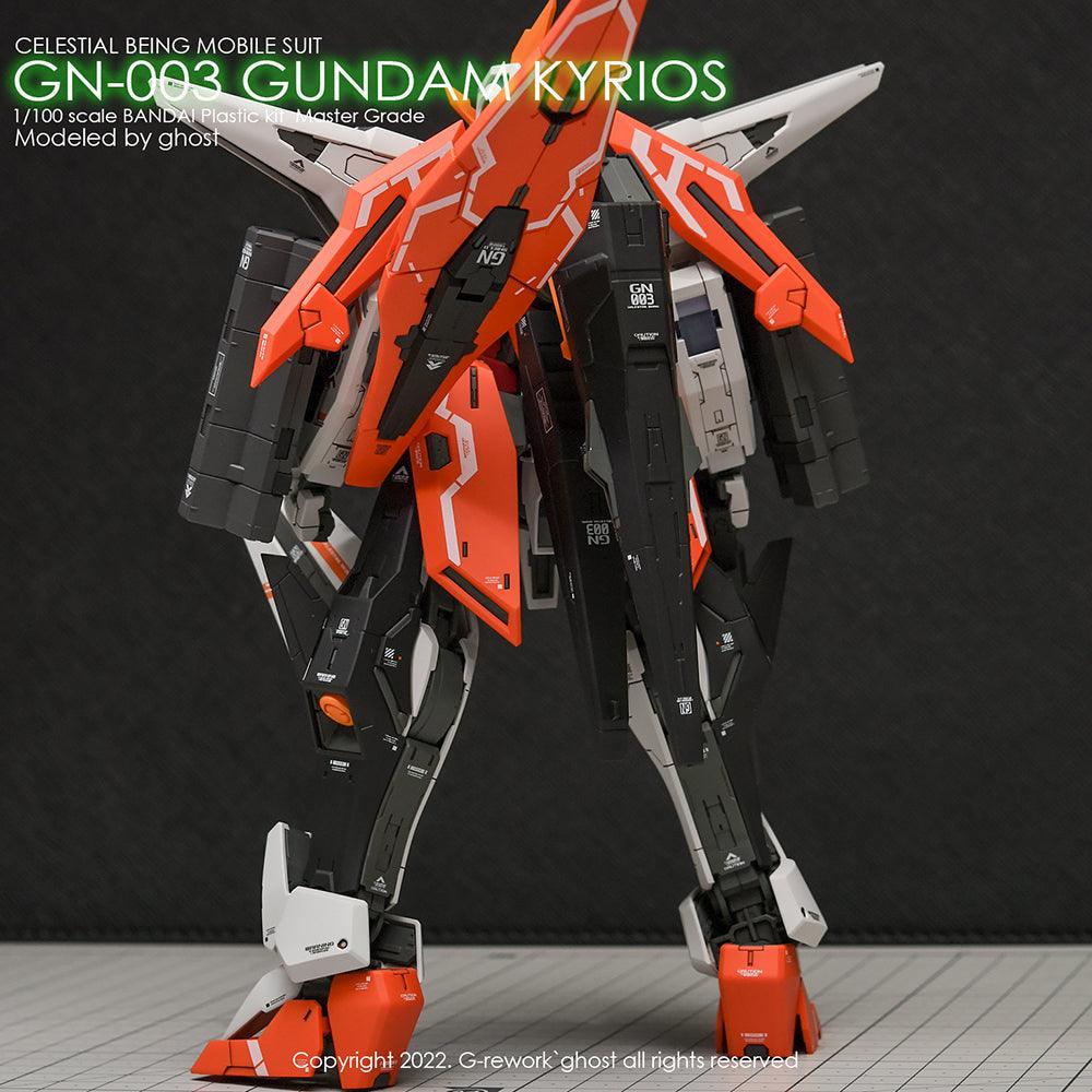 CD-M214 - MG 1/100 GN-005 Gundam Kyrios Water Decal [G-REWORK] - Show Me What You Bot