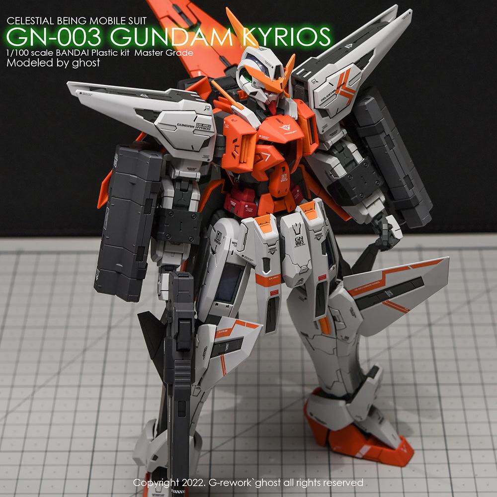 CD-M214 - MG 1/100 GN-005 Gundam Kyrios Water Decal [G-REWORK] - Show Me What You Bot