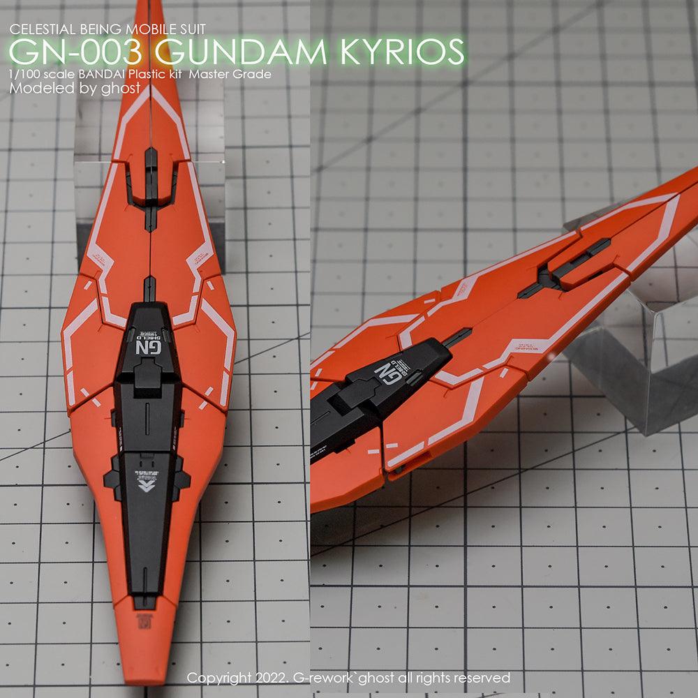 CD-M214 - MG 1/100 GN-005 Gundam Kyrios Water Decal [G-REWORK] - Show Me What You Bot