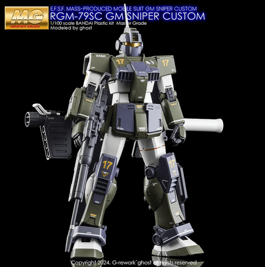 CD-M199 - MG 1/100 RGM 79SC GM Sniper Custom Water Decal [G-REWORK] - Show Me What You Bot