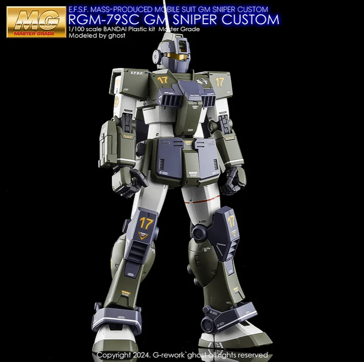 CD-M199 - MG 1/100 RGM 79SC GM Sniper Custom Water Decal [G-REWORK] - Show Me What You Bot