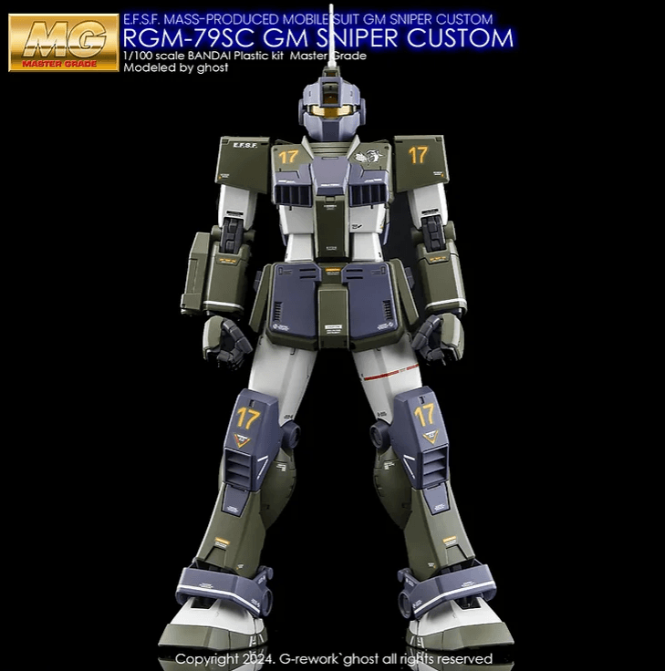 CD-M199 - MG 1/100 RGM 79SC GM Sniper Custom Water Decal [G-REWORK] - Show Me What You Bot