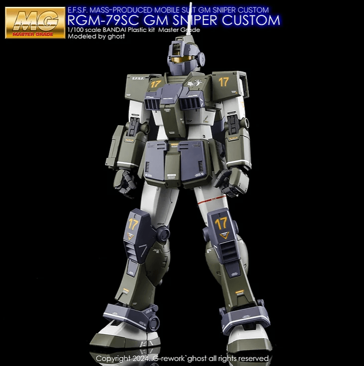 CD-M199 - MG 1/100 RGM 79SC GM Sniper Custom Water Decal [G-REWORK] - Show Me What You Bot