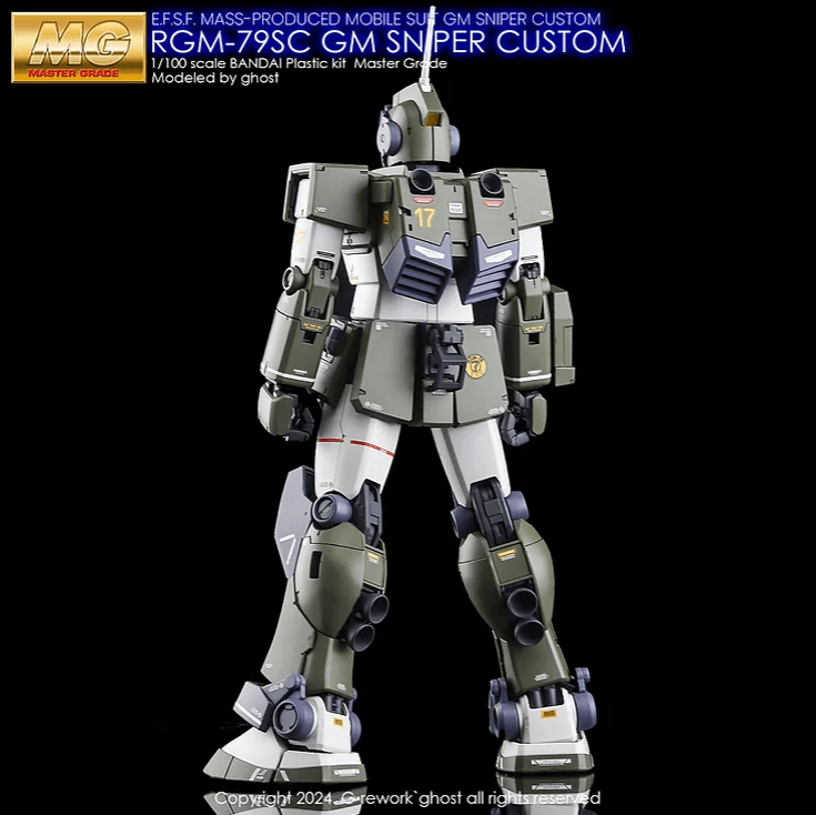 CD-M199 - MG 1/100 RGM 79SC GM Sniper Custom Water Decal [G-REWORK] - Show Me What You Bot