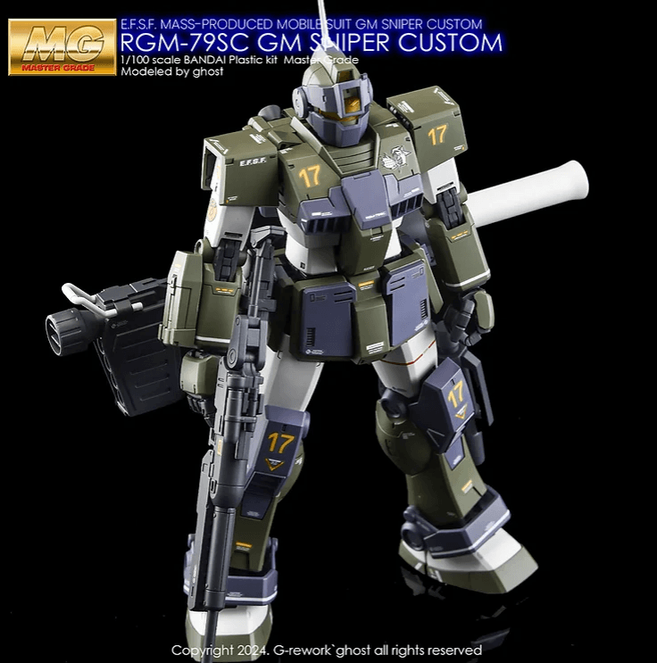 CD-M199 - MG 1/100 RGM 79SC GM Sniper Custom Water Decal [G-REWORK] - Show Me What You Bot