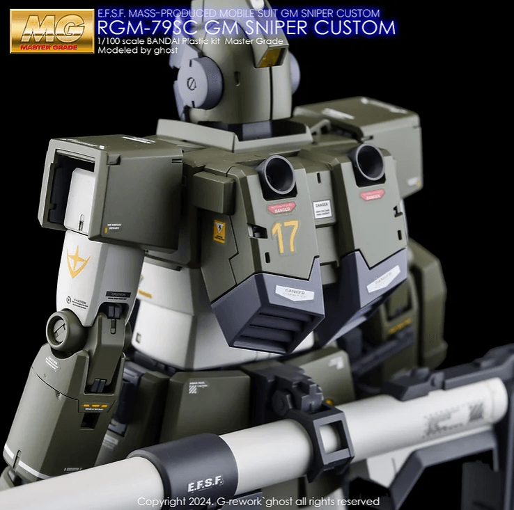 CD-M199 - MG 1/100 RGM 79SC GM Sniper Custom Water Decal [G-REWORK] - Show Me What You Bot