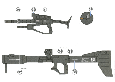 CD-M97J - MG 1/100 MS-06R-2 Zaku 2.0 [Johnny Ridden] Water Decal [G-REWORK] - Show Me What You Bot