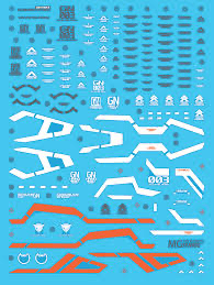 Delpi Decal - MG 1/100 Kyrios Water Decal Holo - Show Me What You Bot