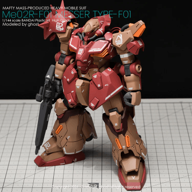 CD-HL-F01 - HG 1/144 ME02r-F01 Messer Type-F01. Water Decal [G-REWORK] - Show Me What You Bot