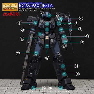 CD-M168 - RGM-96X Jesta Water Decal [G-REWORK] - Show Me What You Bot