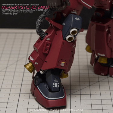 CD-M194 - MG 1/100 Psycho Zaku Ver.Ka Thunderbolt Water Decal [G-REWORK] - Show Me What You Bot