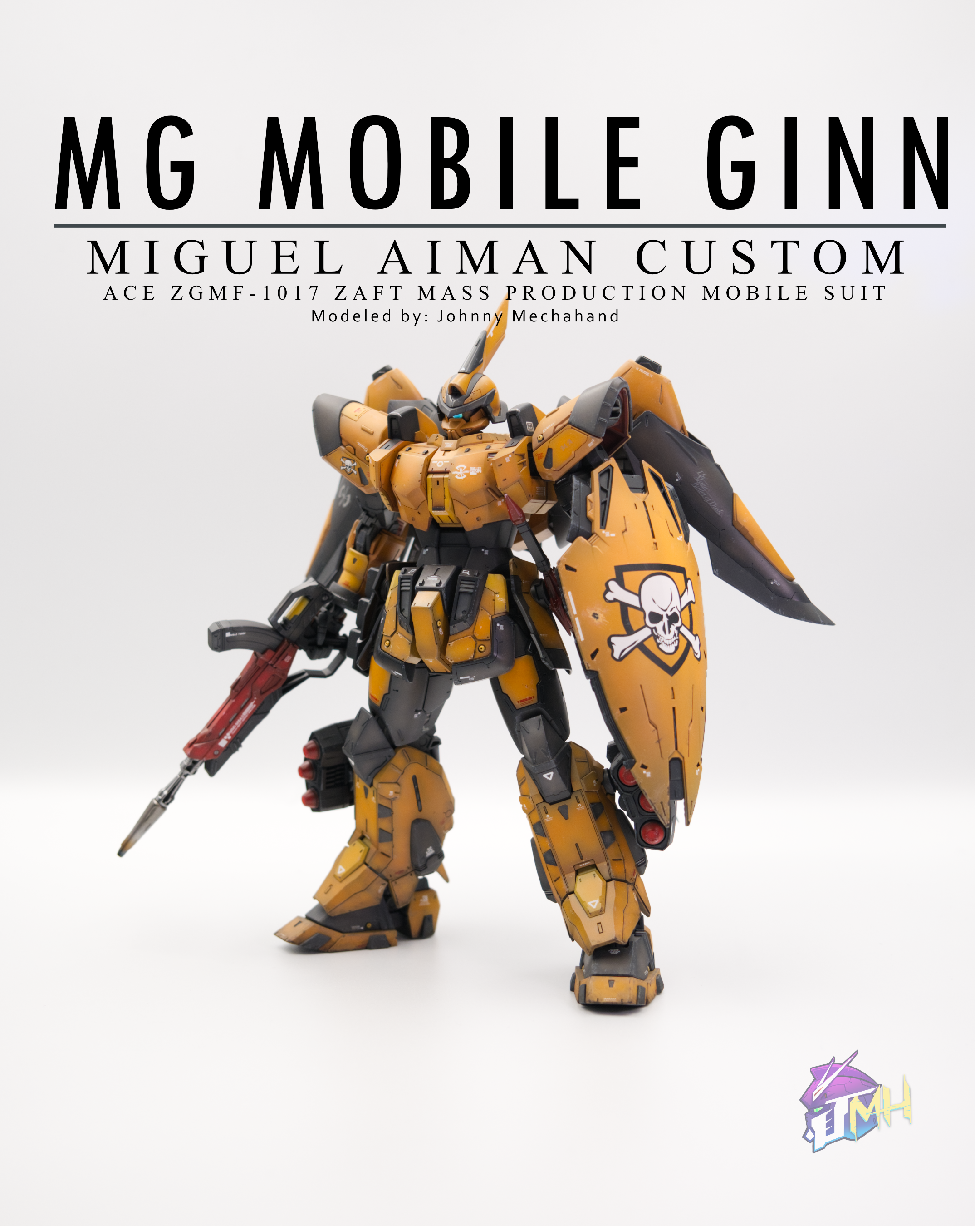 MG 1/100 Mobile Ginn - Miguel Aiman Custom - Modelled by Johnny Mechahand