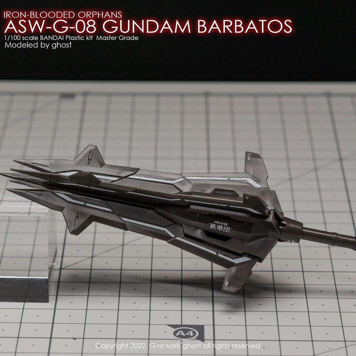 MG 1/100 ASW-008 Gundam Barbatos Water Decal [G-REWORK]