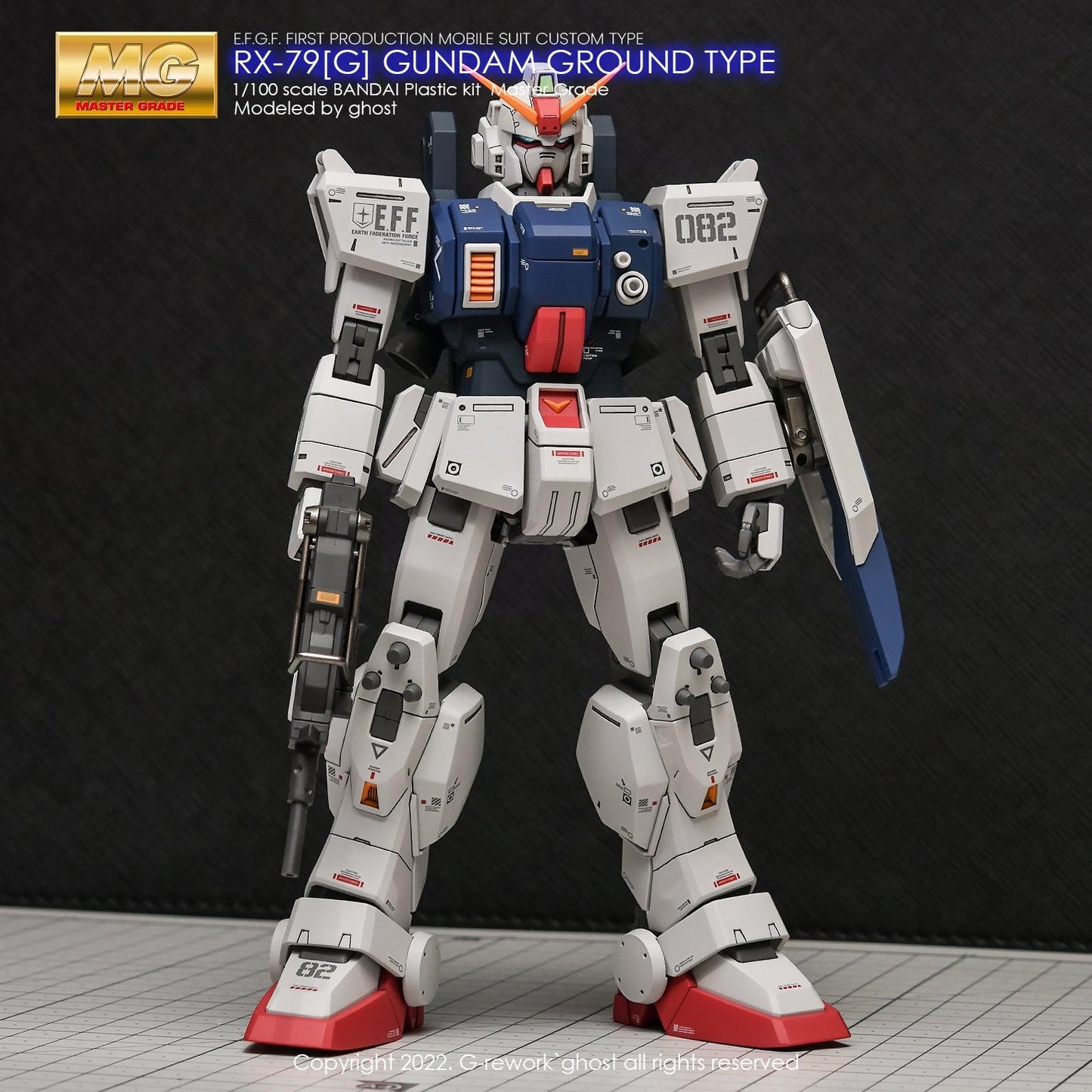 MG 1/100 RX-79[G] Gundam Ground Type Water Decal [G-REWORK]