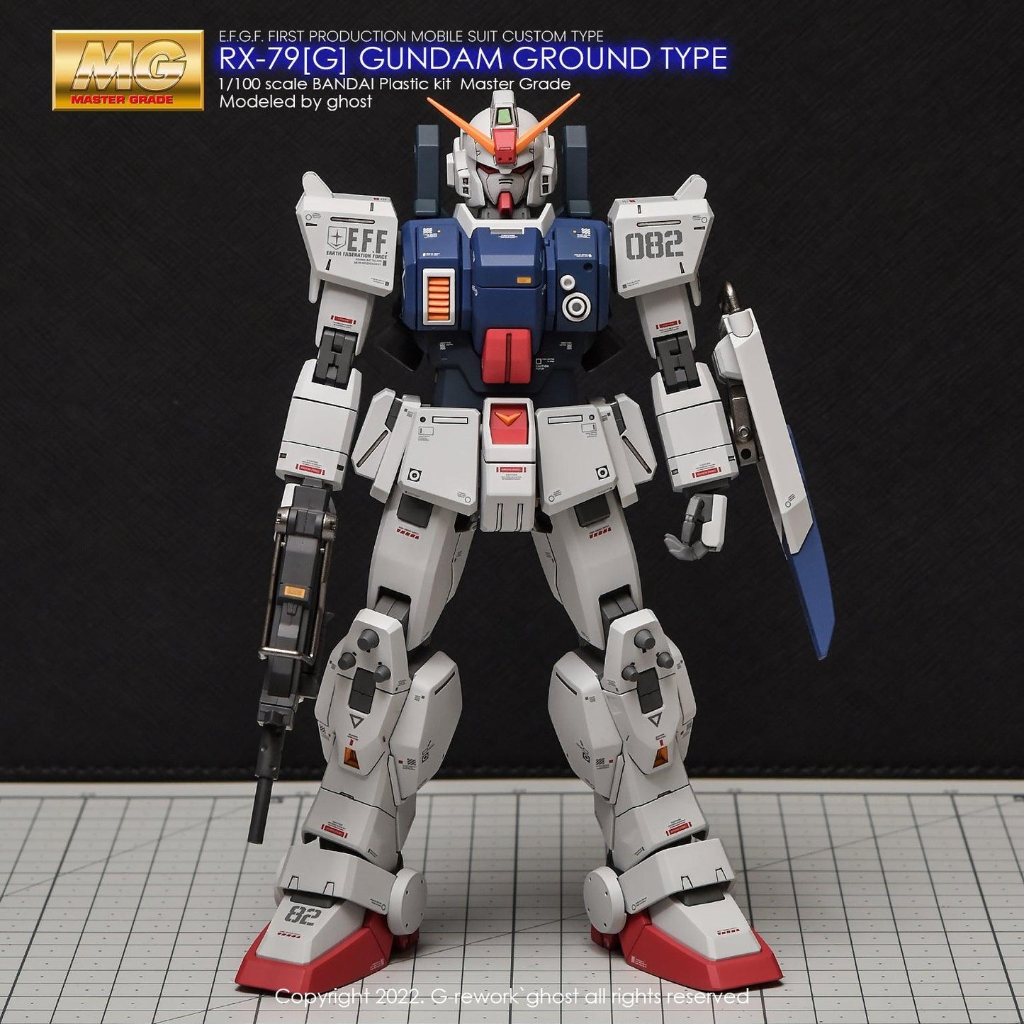 MG 1/100 RX-79[G] Gundam Ground Type Water Decal [G-REWORK]