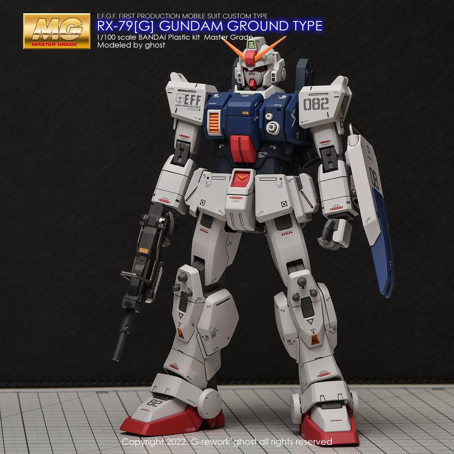 MG 1/100 RX-79[G] Gundam Ground Type Water Decal [G-REWORK]