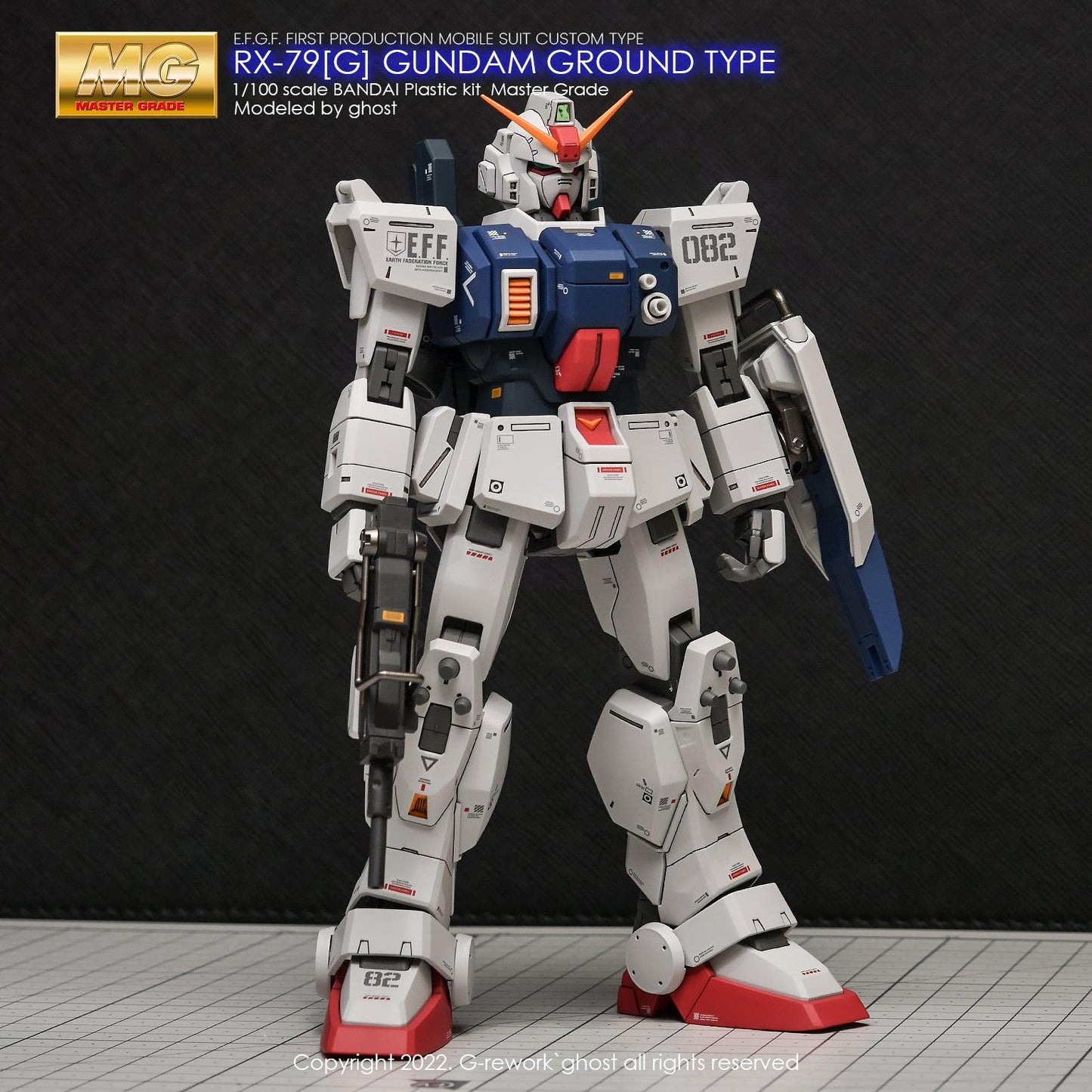 MG 1/100 RX-79[G] Gundam Ground Type Water Decal [G-REWORK]