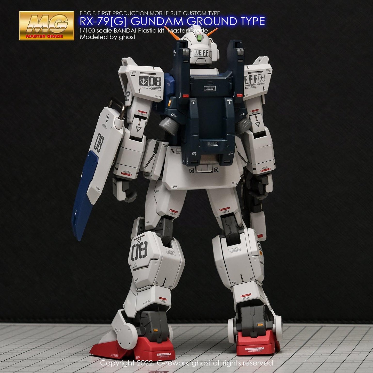 MG 1/100 RX-79[G] Gundam Ground Type Water Decal [G-REWORK]