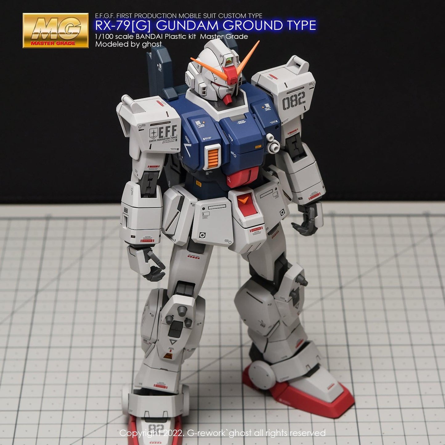 MG 1/100 RX-79[G] Gundam Ground Type Water Decal [G-REWORK]