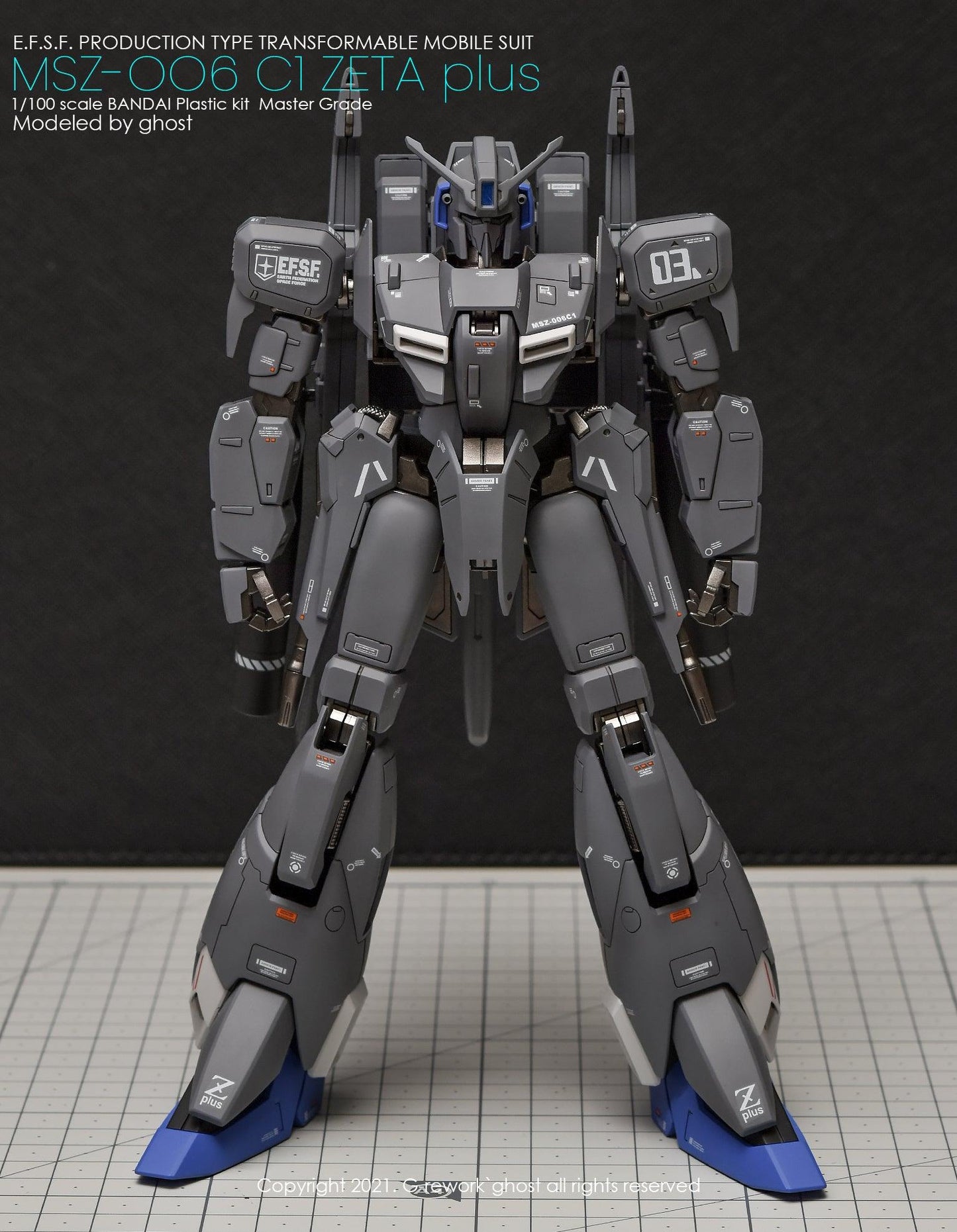 MG 1/100 Zeta Plus C1 Water Decal [G-REWORK]