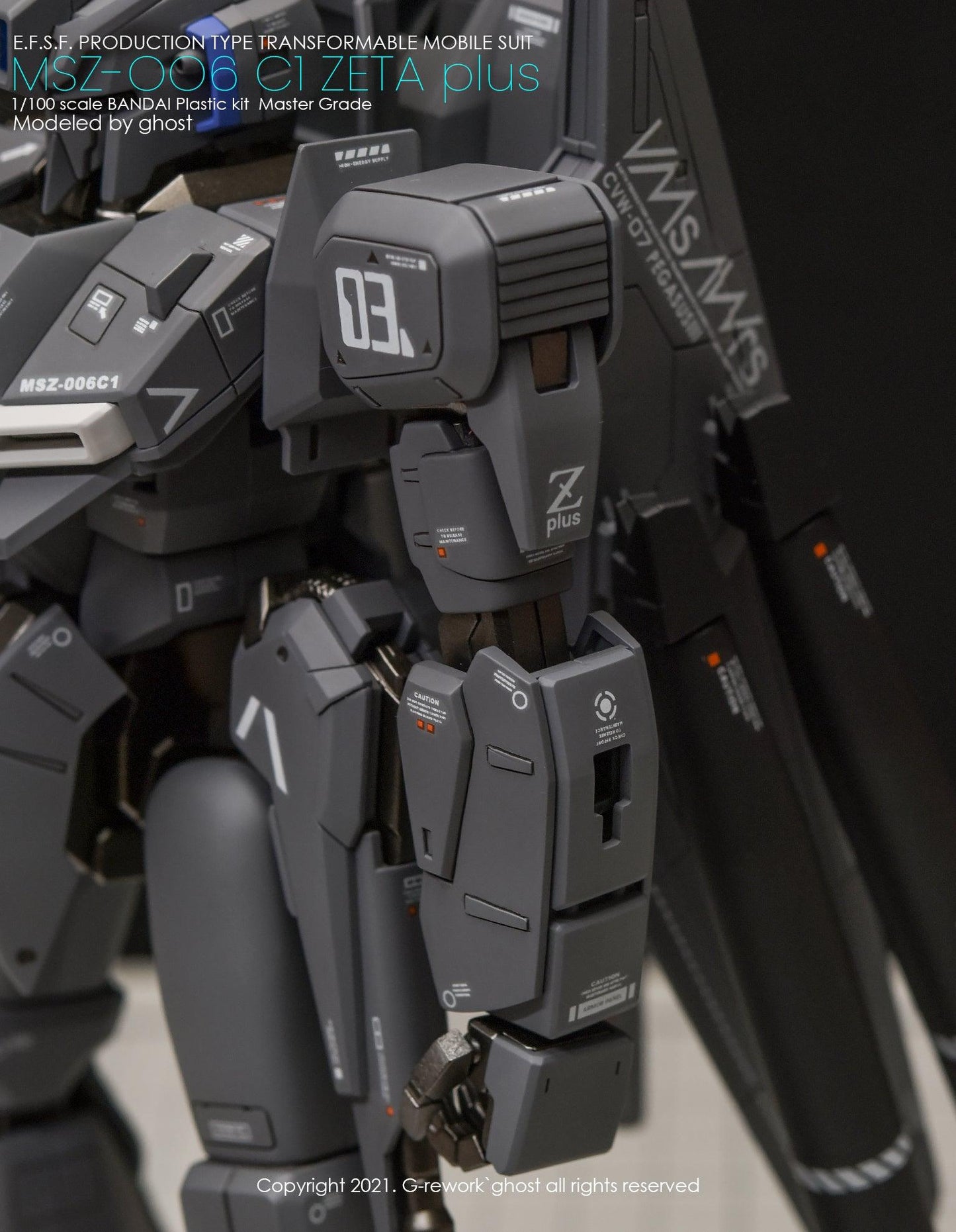 MG 1/100 Zeta Plus C1 Water Decal [G-REWORK]