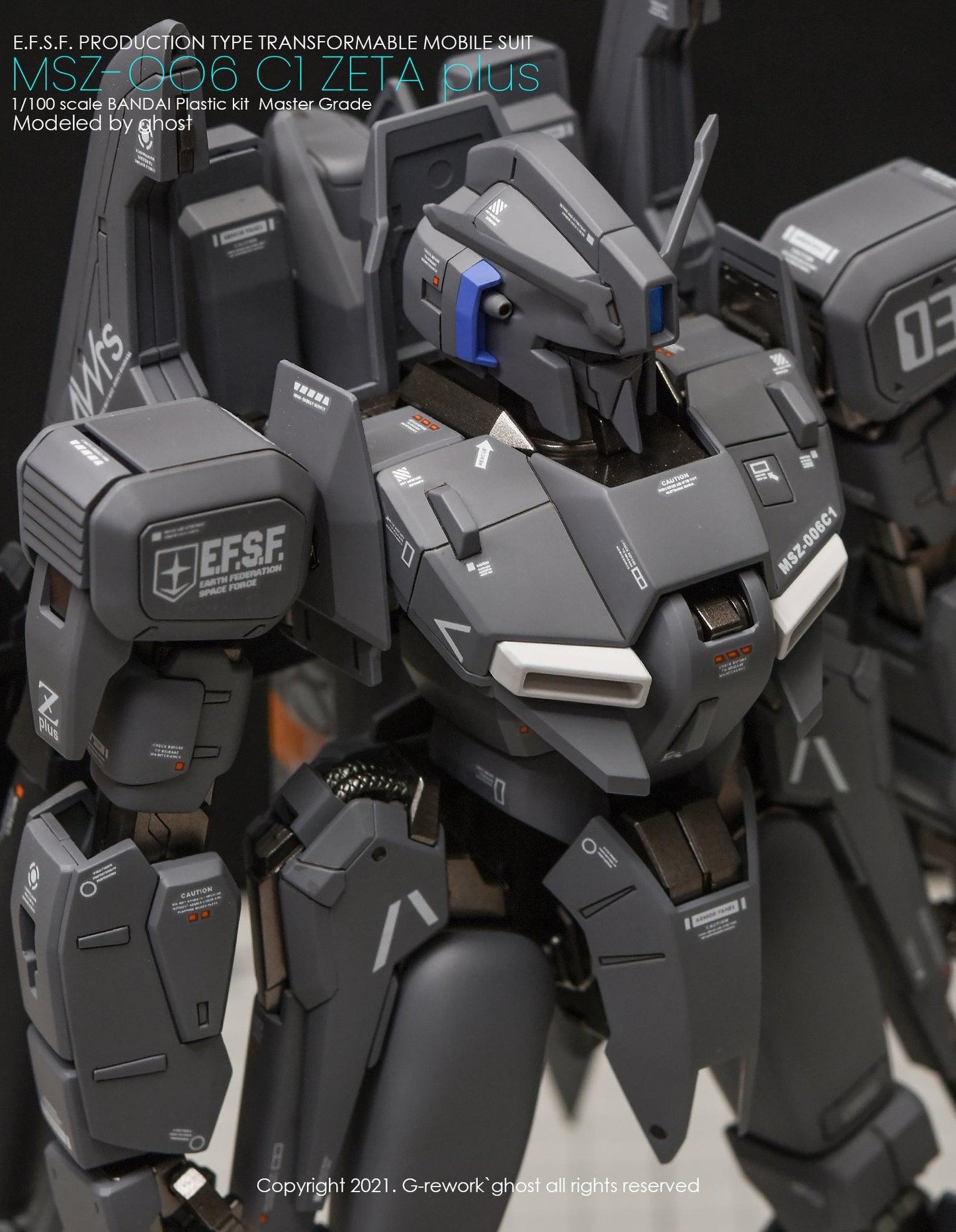 MG 1/100 Zeta Plus C1 Water Decal [G-REWORK]