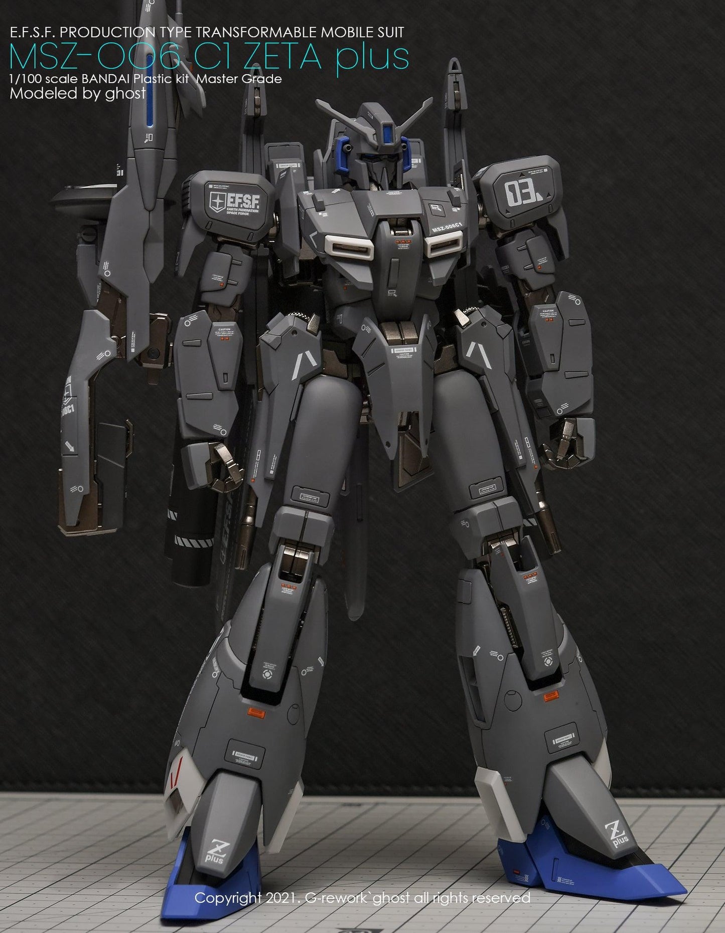 MG 1/100 Zeta Plus C1 Water Decal [G-REWORK]