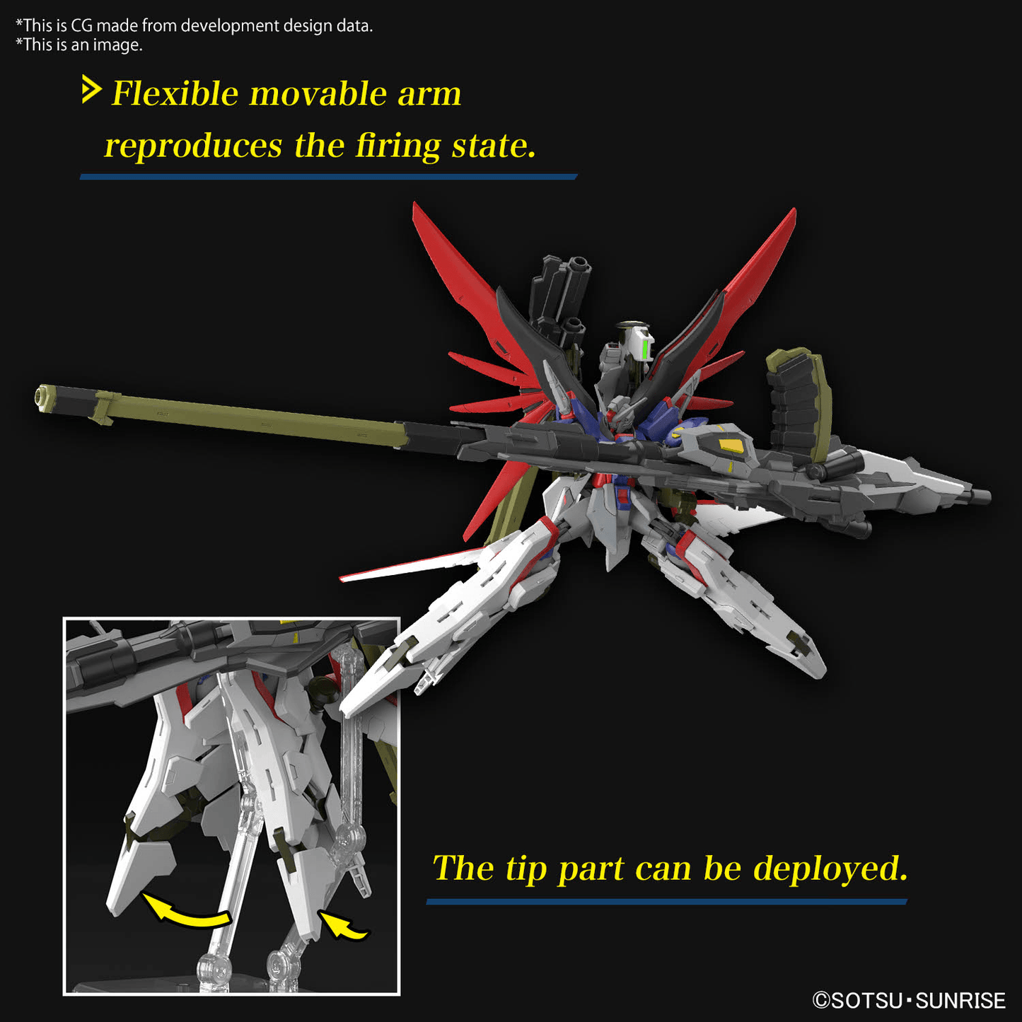 HG 1/144 Destiny Gundam Spec II & Zeus Silhouette