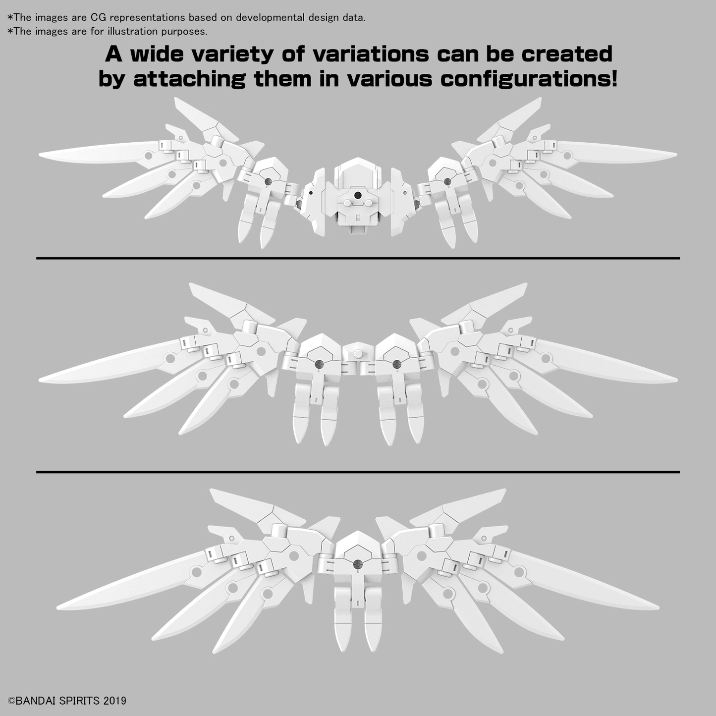 30MM 1/144 Option Parts Set 17 (Wing Unit)