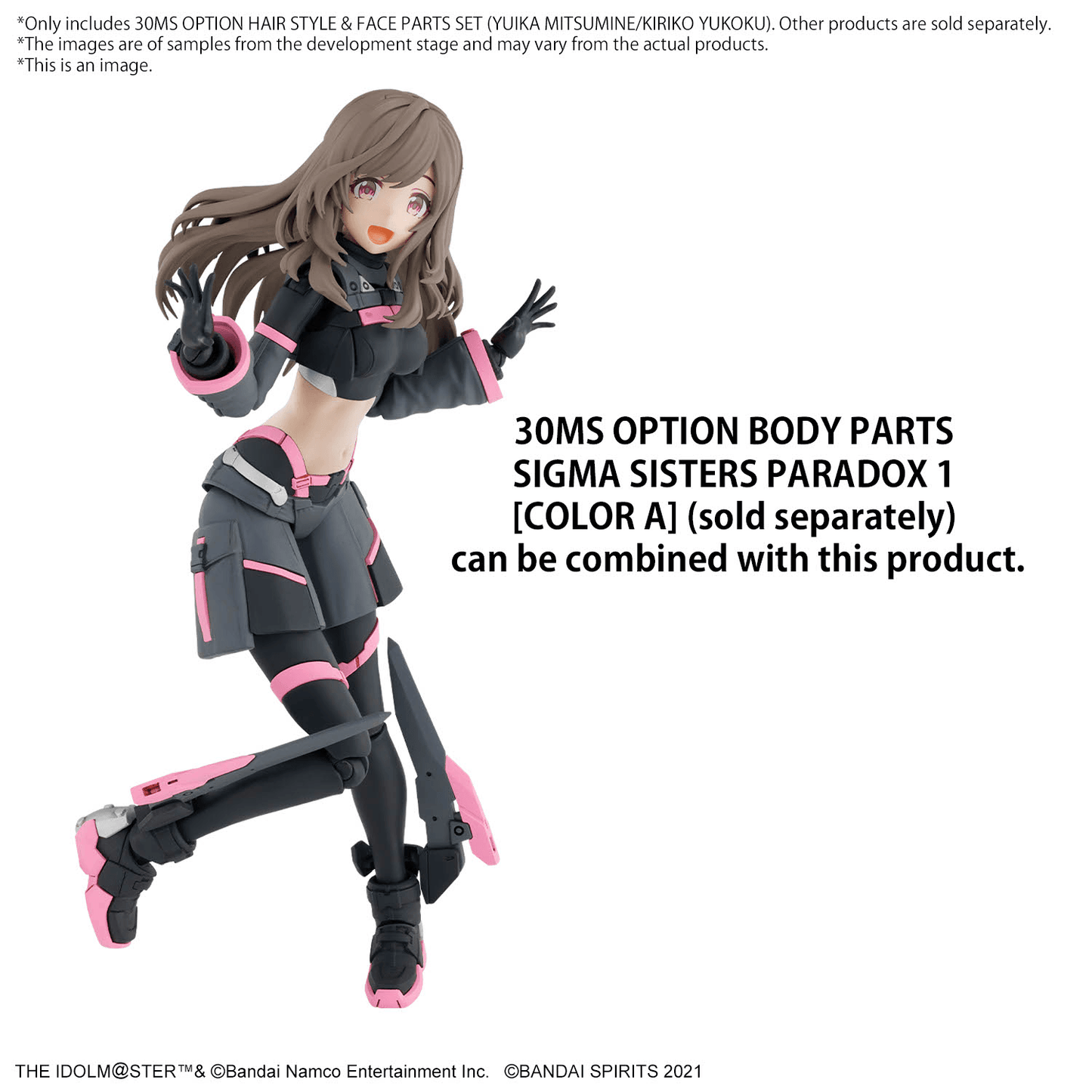 30MS - Option Hair Style & Face Parts Set (Yuika Mitsumine/Kiriko Yokuku)