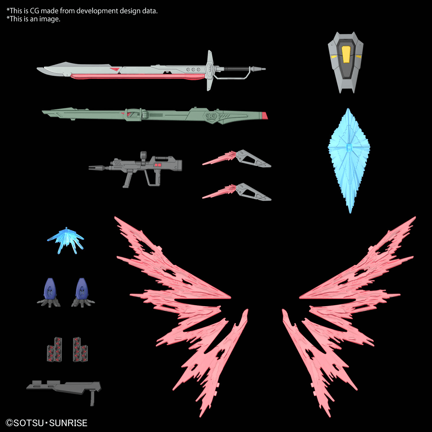 HG 1/144 Destiny Gundam Spec II & Zeus Silhouette