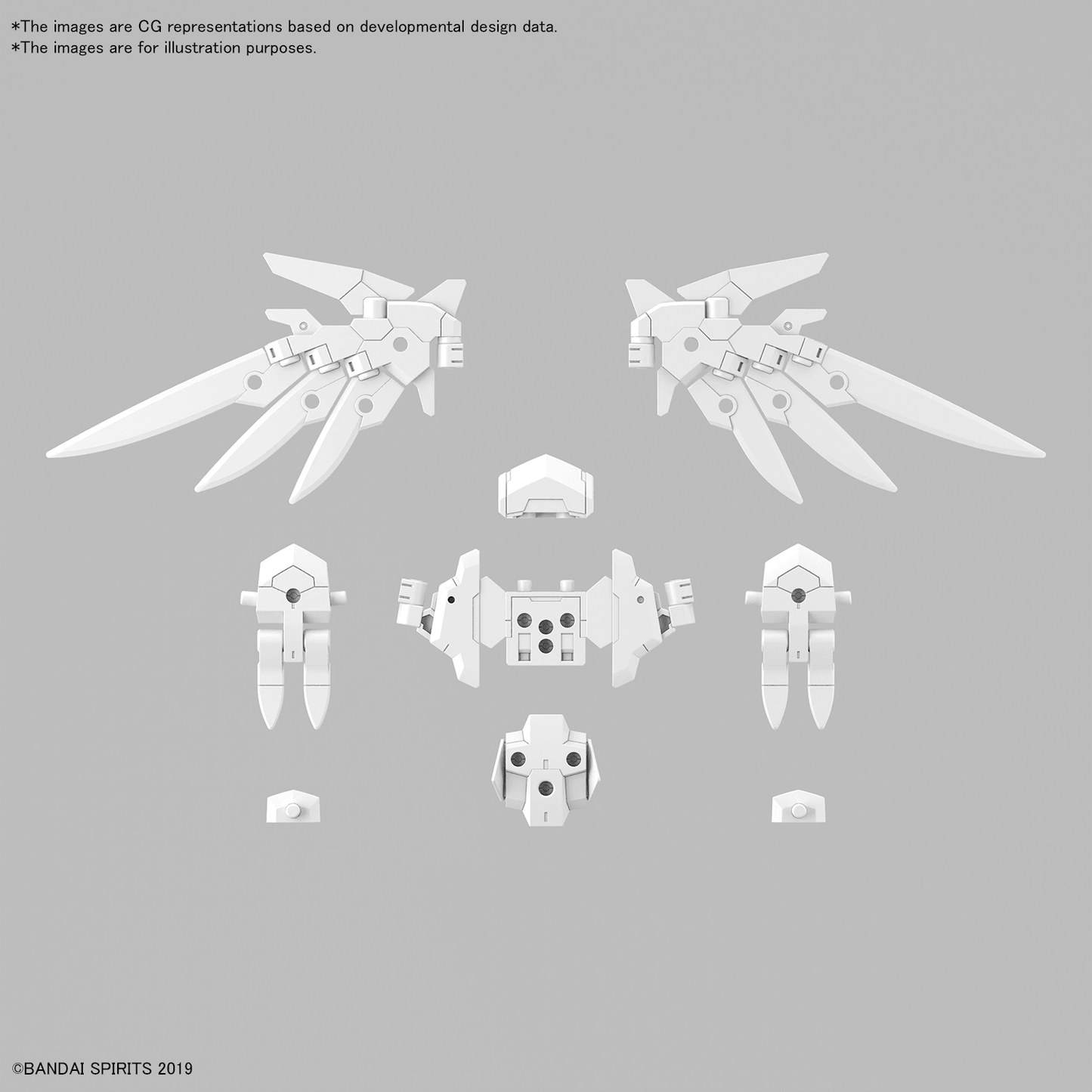 30MM 1/144 Option Parts Set 17 (Wing Unit)