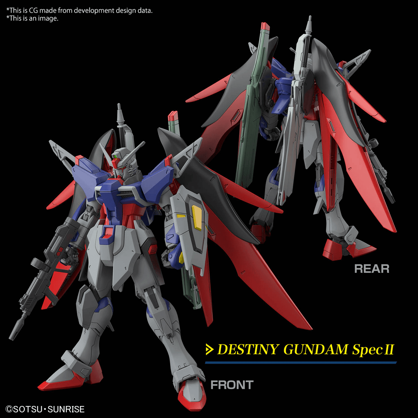 HG 1/144 Destiny Gundam Spec II & Zeus Silhouette