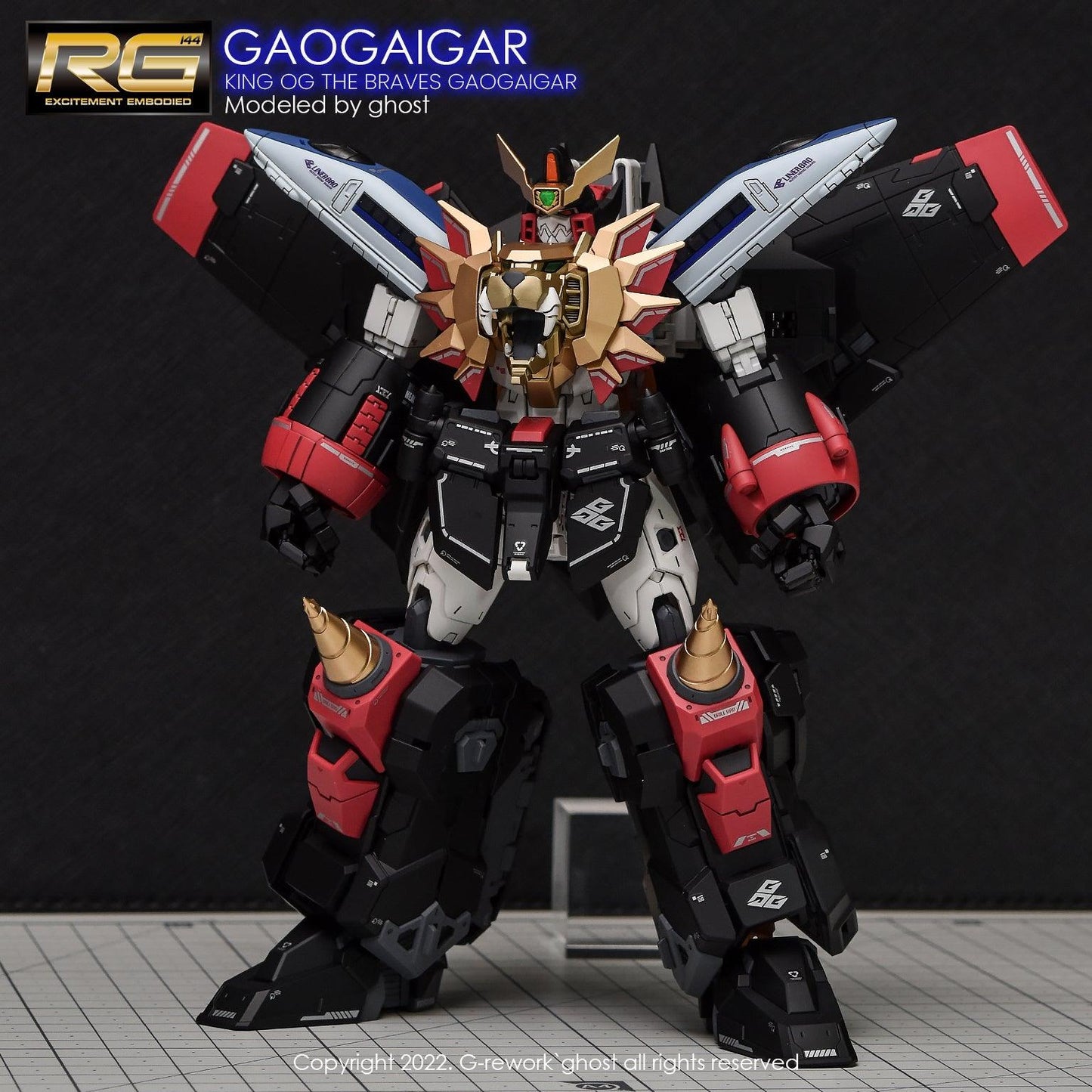 CD-RG-G01 - RG 1/144 Gaogaigar Water Decal [G-REWORK] - Show Me What You Bot