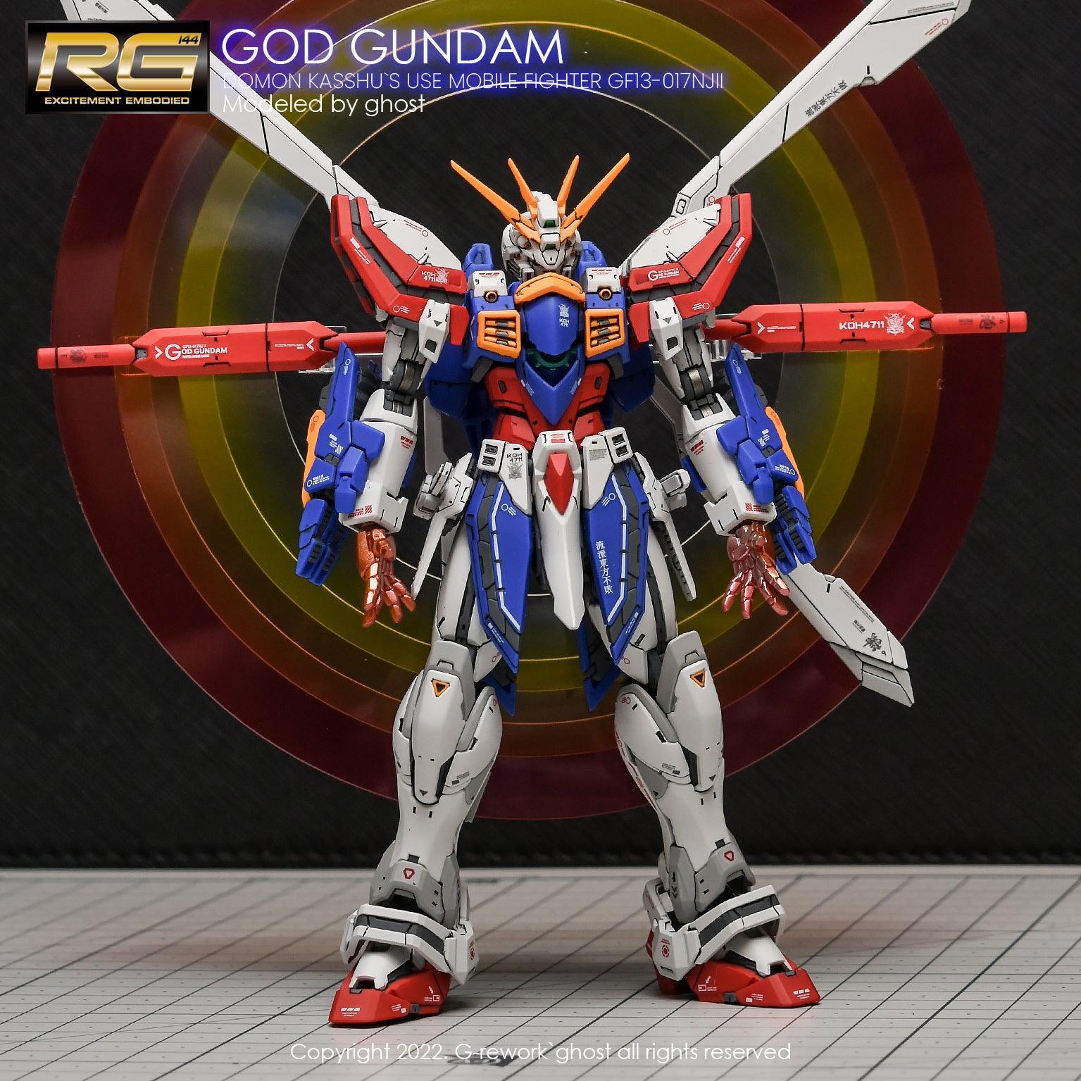 CD-RG37 - RG 1/144 God Gundam Water Decal [G-REWORK] - Show Me What You Bot