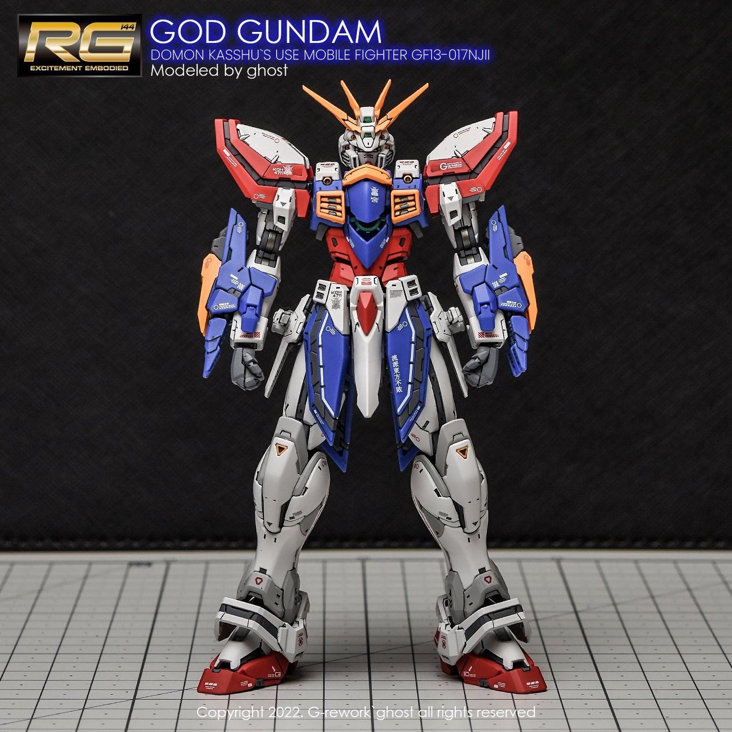 CD-RG37 - RG 1/144 God Gundam Water Decal [G-REWORK] - Show Me What You Bot