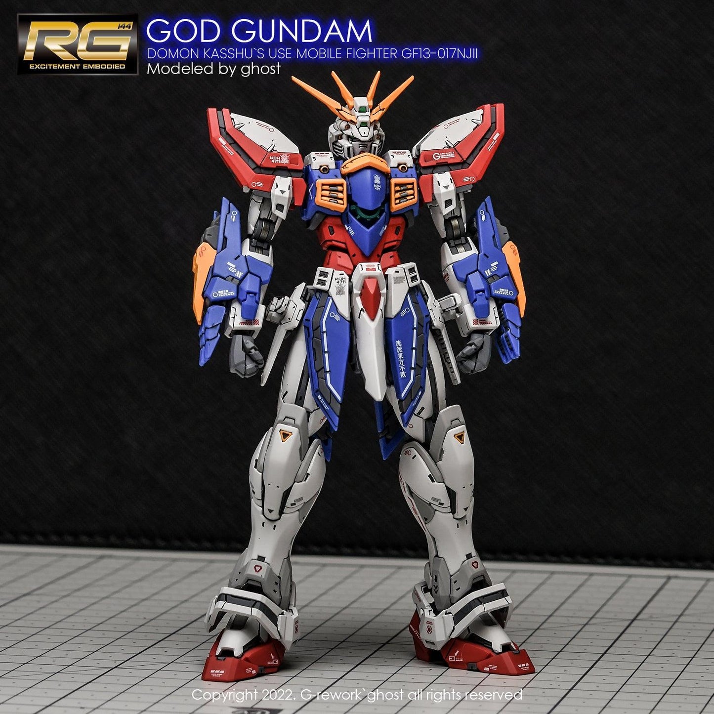 CD-RG37 - RG 1/144 God Gundam Water Decal [G-REWORK] - Show Me What You Bot