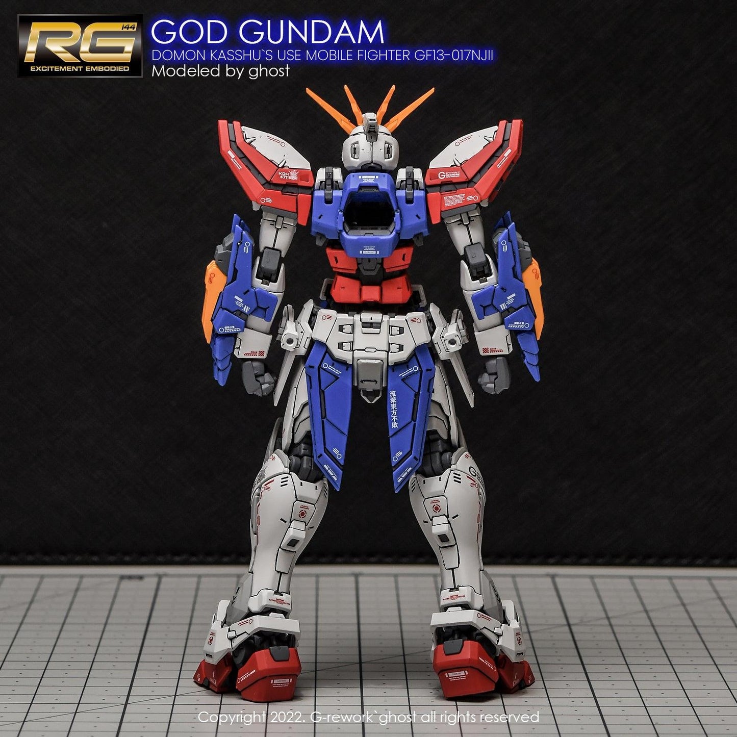 CD-RG37 - RG 1/144 God Gundam Water Decal [G-REWORK] - Show Me What You Bot