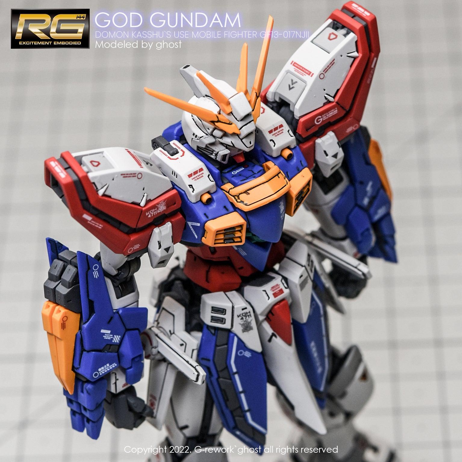 CD-RG37 - RG 1/144 God Gundam Water Decal [G-REWORK] - Show Me What You Bot