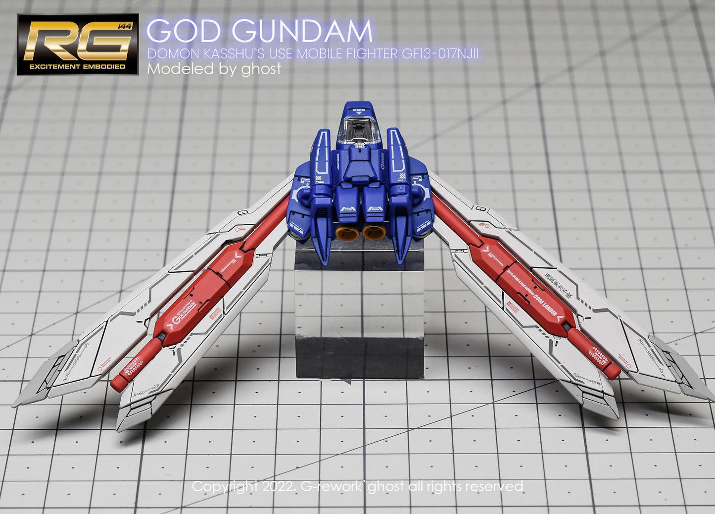 CD-RG37 - RG 1/144 God Gundam Water Decal [G-REWORK] - Show Me What You Bot