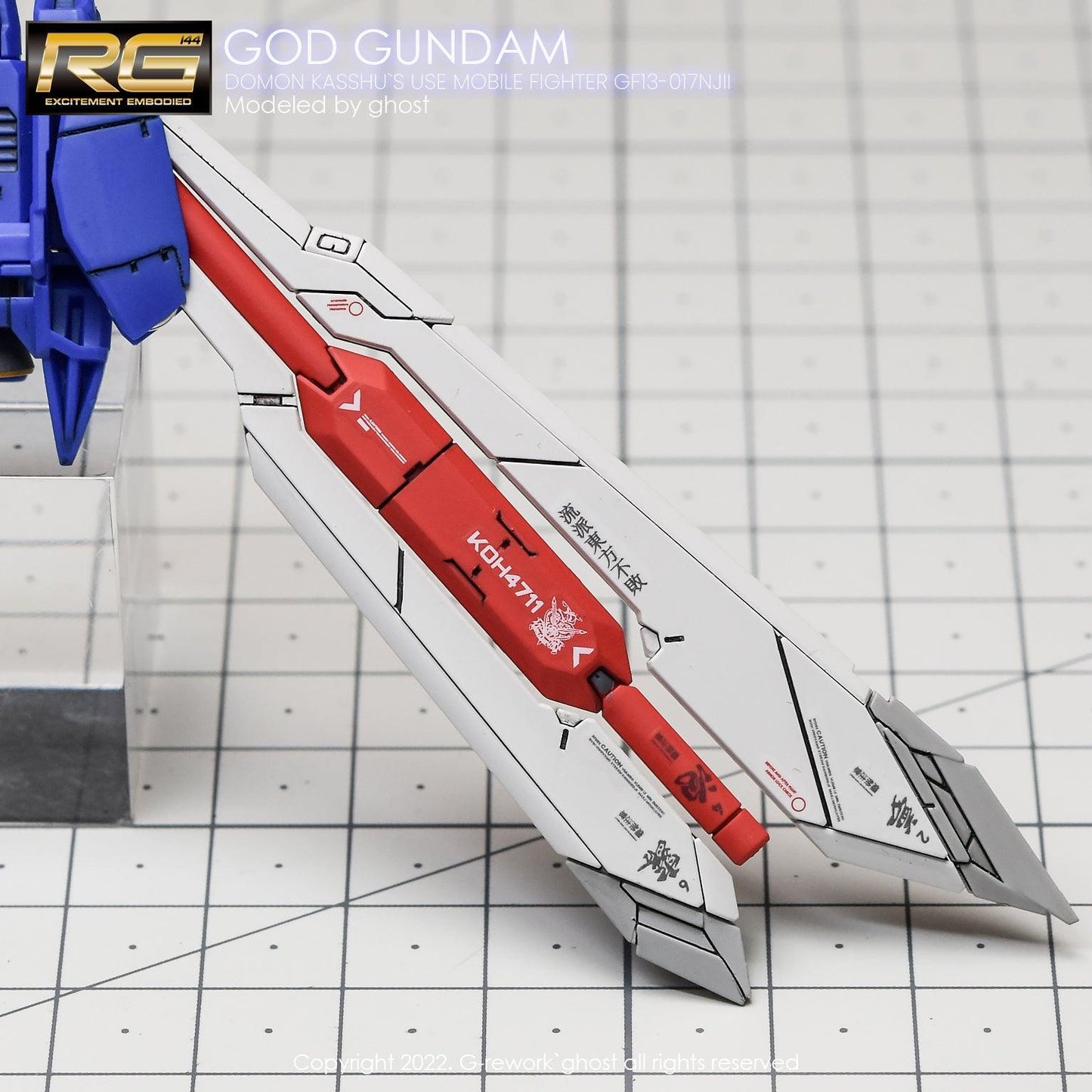 CD-RG37 - RG 1/144 God Gundam Water Decal [G-REWORK] - Show Me What You Bot