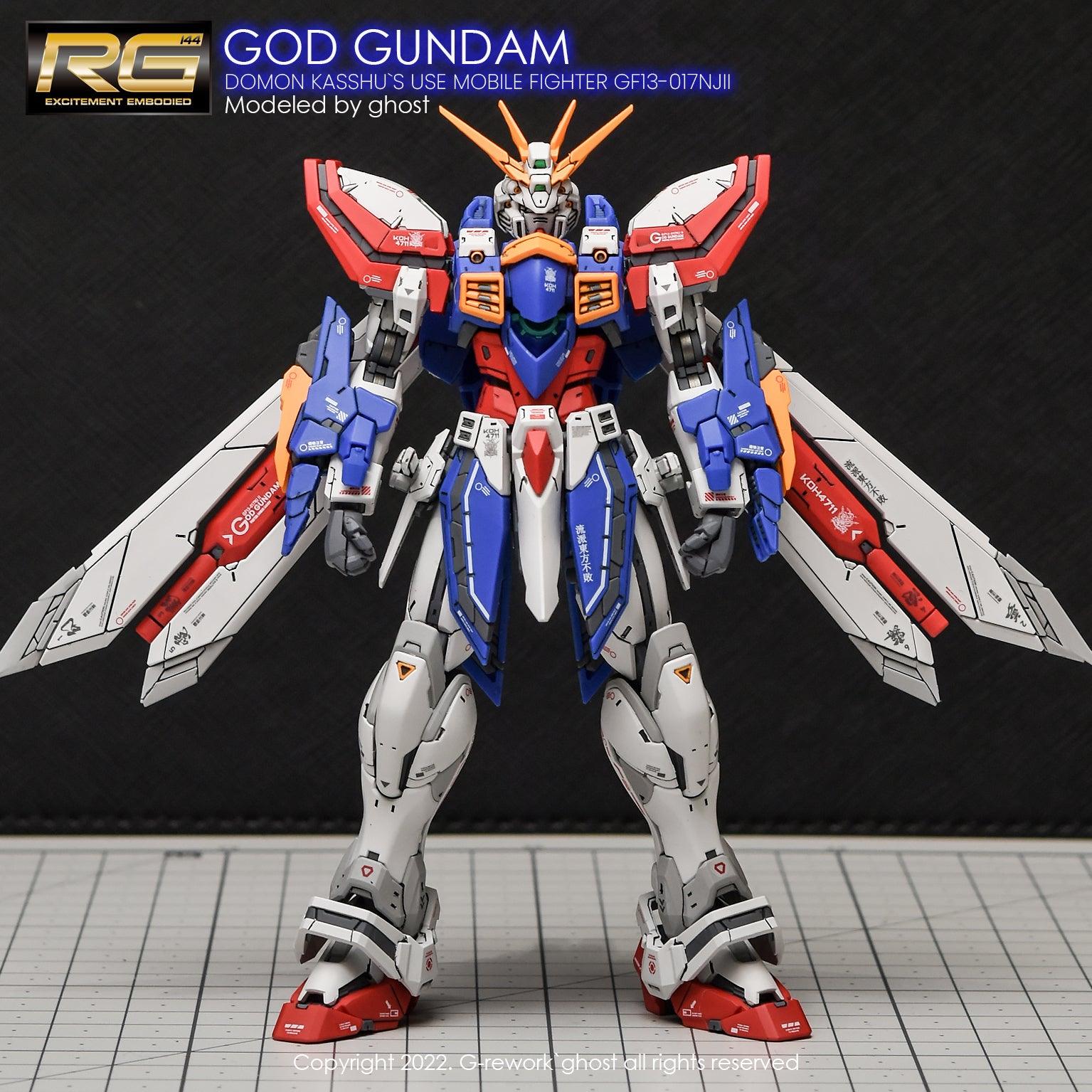 CD-RG37 - RG 1/144 God Gundam Water Decal [G-REWORK] - Show Me What You Bot