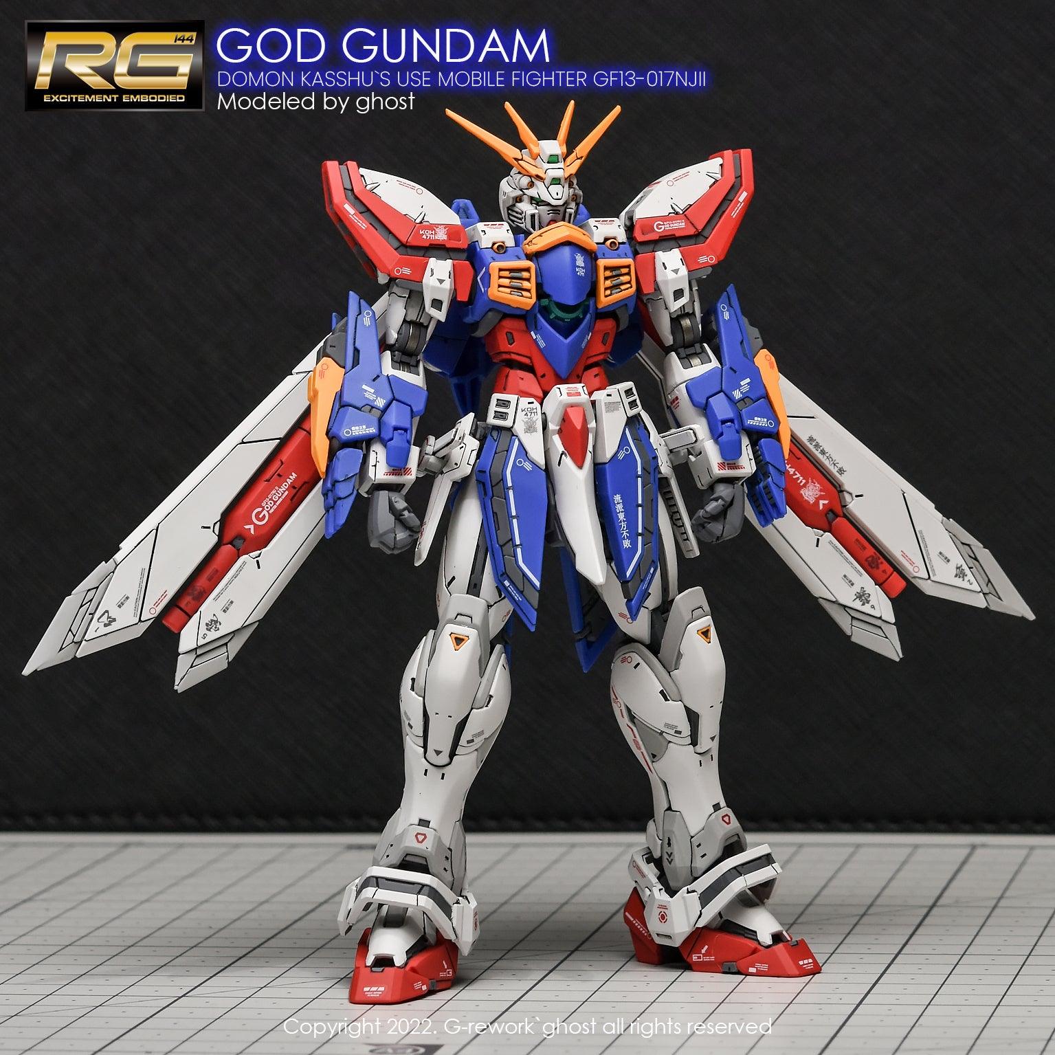 CD-RG37 - RG 1/144 God Gundam Water Decal [G-REWORK] - Show Me What You Bot