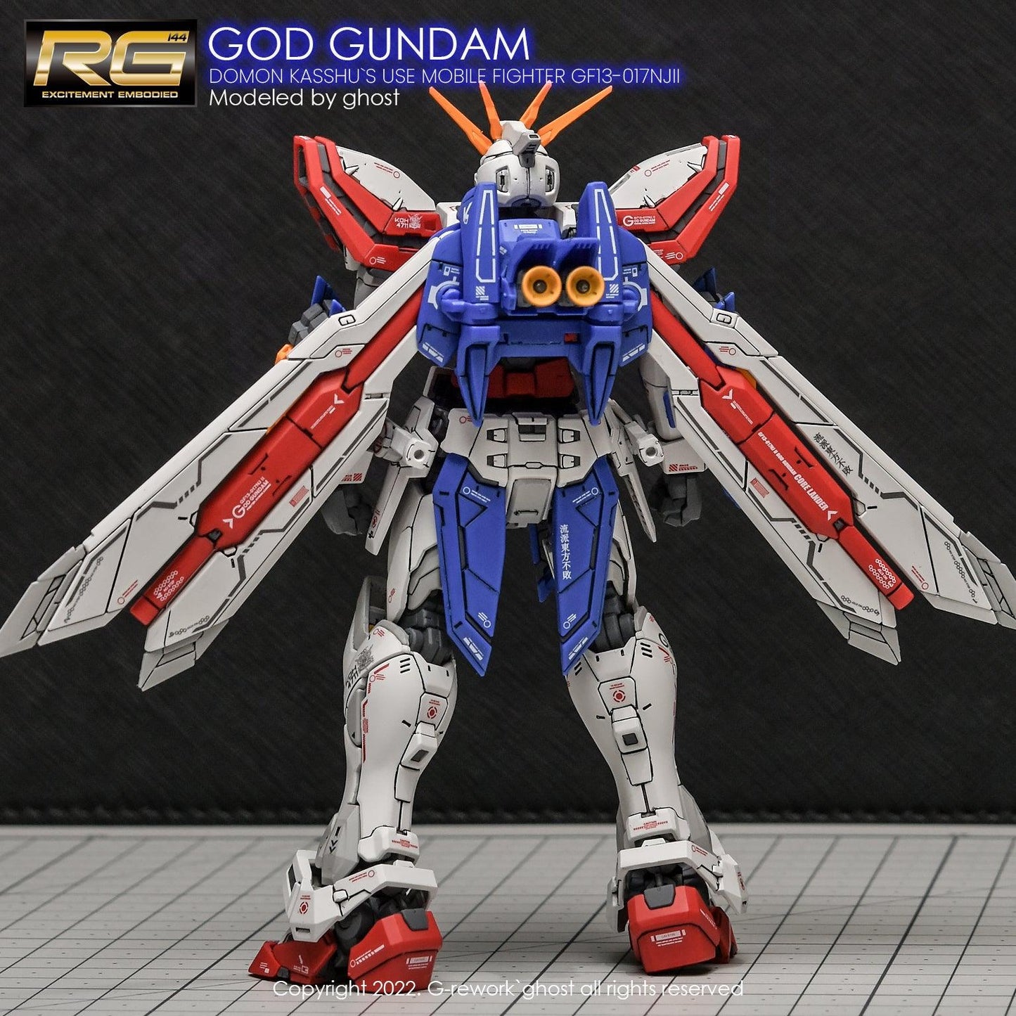 CD-RG37 - RG 1/144 God Gundam Water Decal [G-REWORK] - Show Me What You Bot