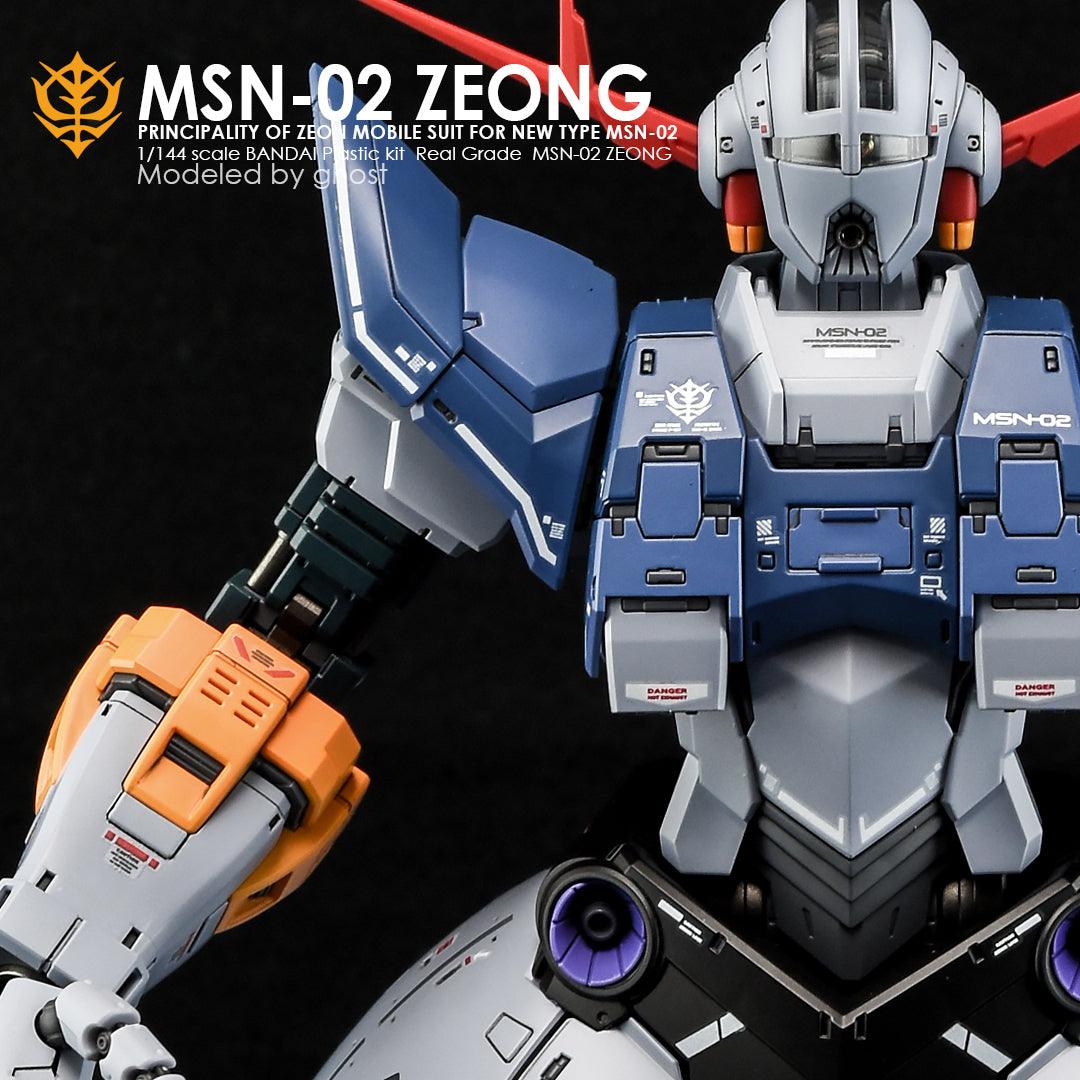 CD-RG34 - RG 1/144 MSN-02 Zeong Water Decal [G-REWORK] - Show Me What You Bot