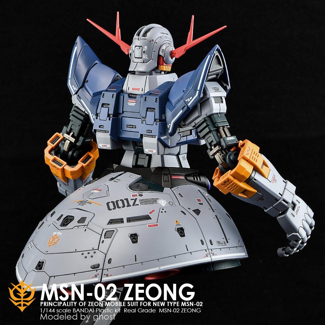 CD-RG34 - RG 1/144 MSN-02 Zeong Water Decal [G-REWORK] - Show Me What You Bot