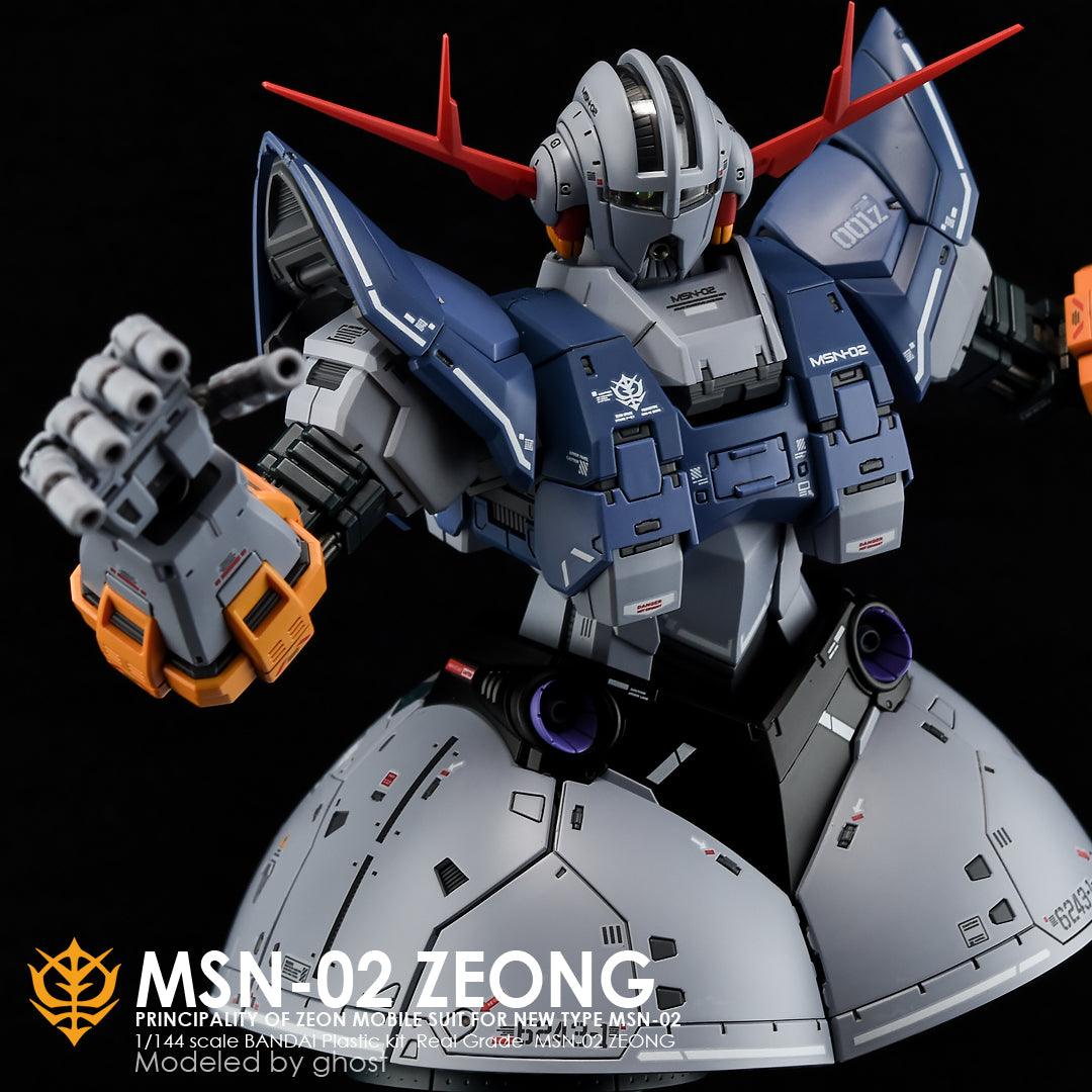 CD-RG34 - RG 1/144 MSN-02 Zeong Water Decal [G-REWORK] - Show Me What You Bot