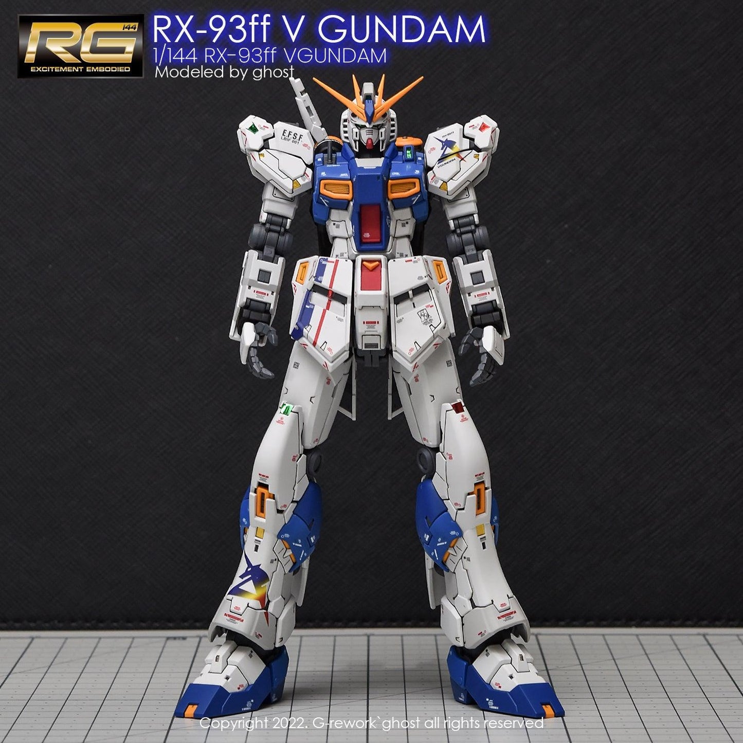 CD-RG32FF- RG 1/144 RX-93FF Nu Gundam water decal [G-REWORK] - Show Me What You Bot