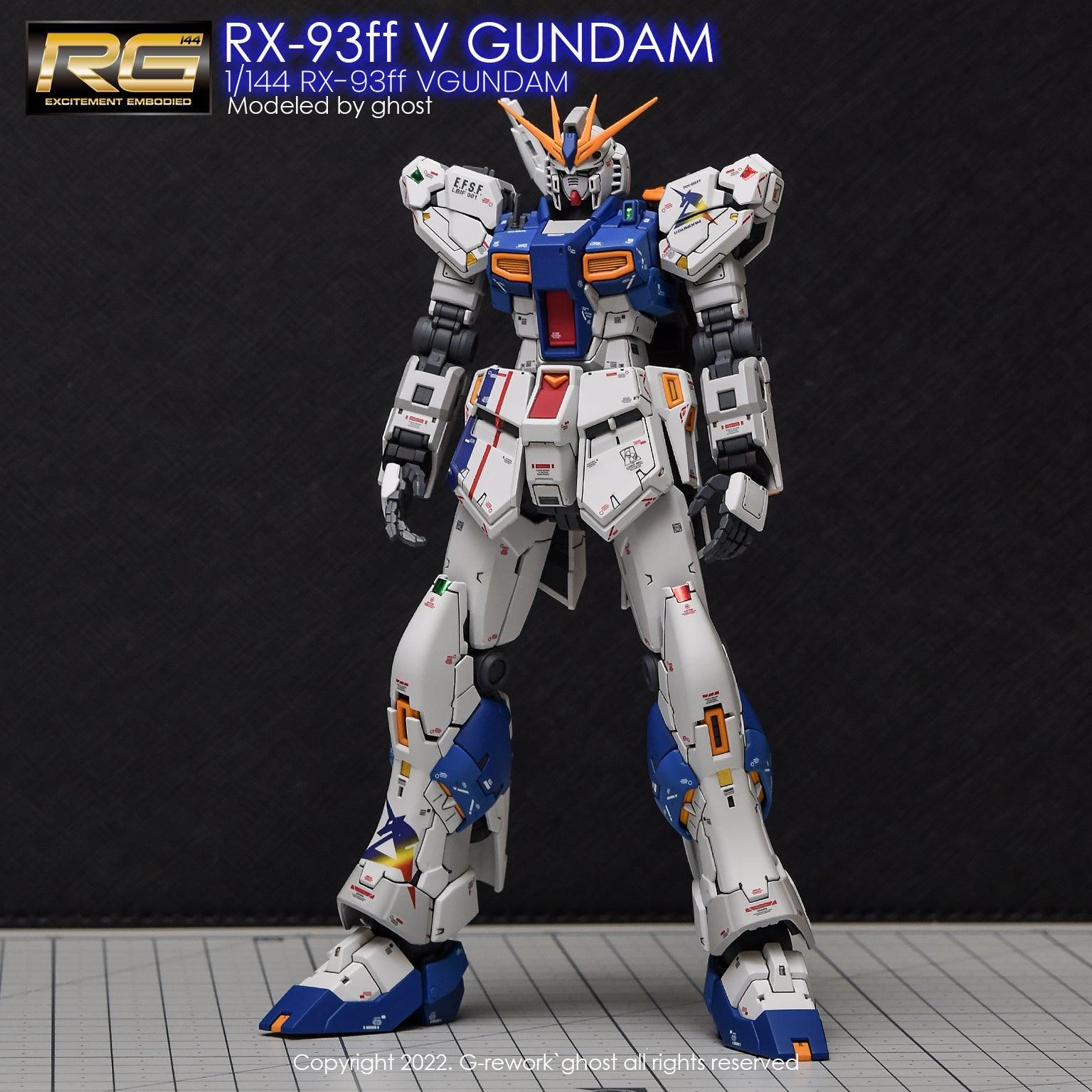 CD-RG32FF- RG 1/144 RX-93FF Nu Gundam water decal [G-REWORK] - Show Me What You Bot